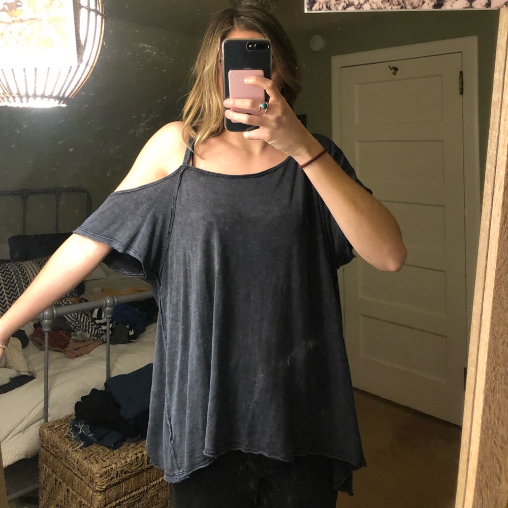 Free People Oversized Shirt
